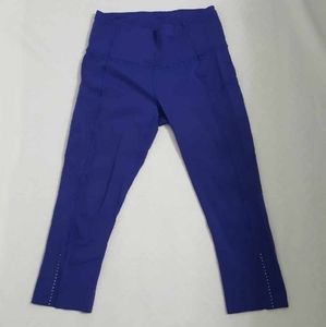 Lululemon Fast and Free Crops II *Nulux 19"